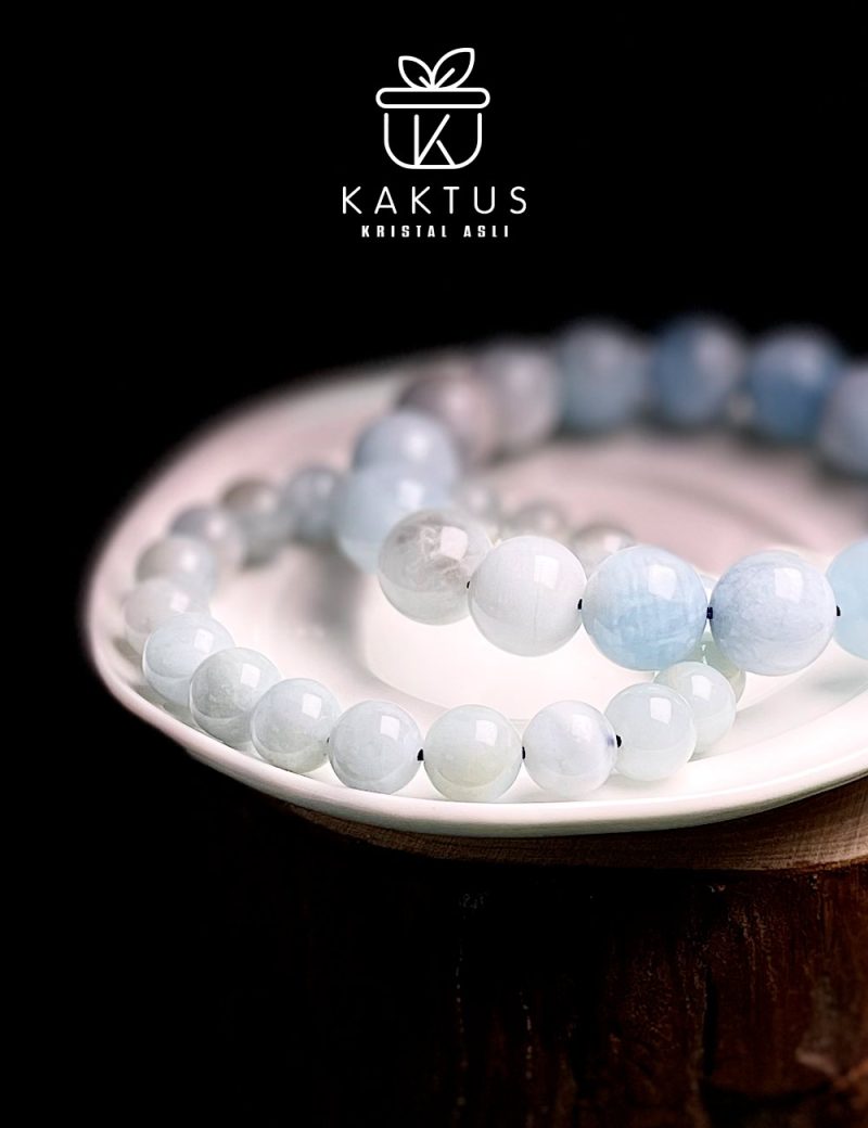 aquamarine crystal bracelet