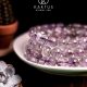 Snowflake Purple Azeztulite crystal bracelet Malaysia Crystal Shop